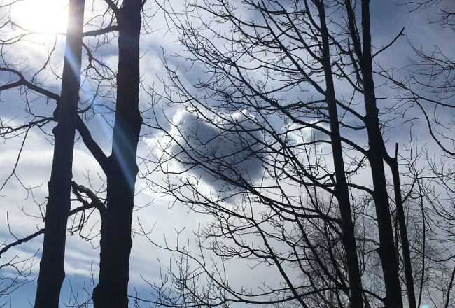 wolk in hartvorm